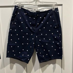 J.crew dotted shorts